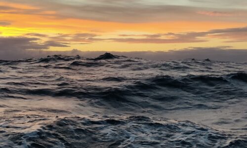 Nachtzeilen op de Noordzee