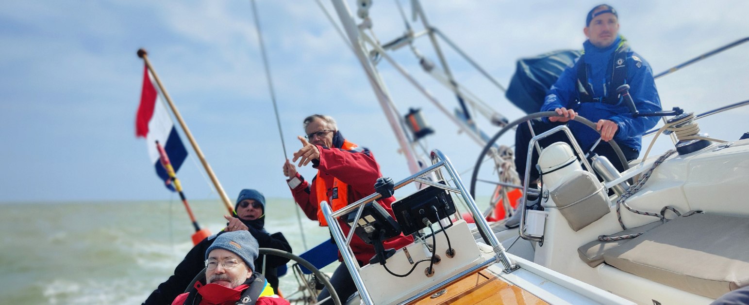 Overtocht naar Engeland zeilen