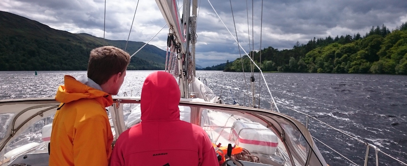 Sailing Loch Ness